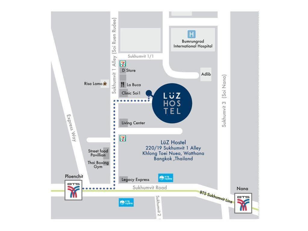 Slumber Bangkok Soi 1 Hostel Kültér fotó